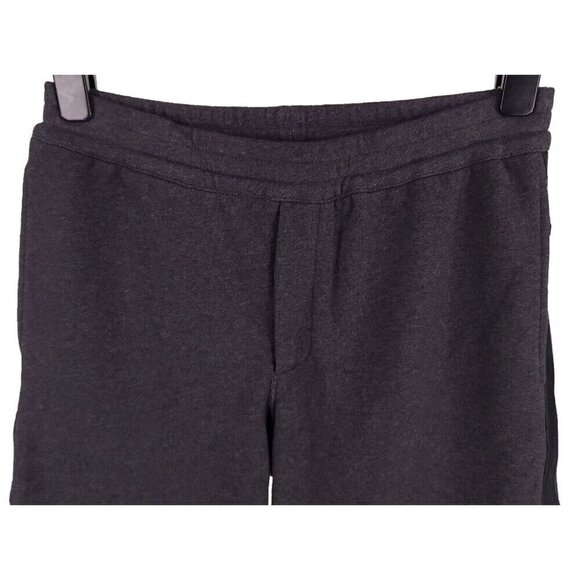 Alexander Mcqueen Stripe-Detail Track Shorts XS Mens Gray Fleece NWOT - Picture 3 of 14